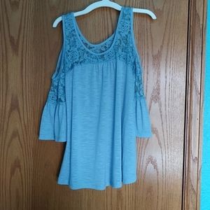 Cut-out-shoulder top